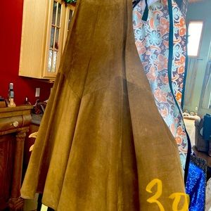 Double D Ranchwear suede skirt. Vintage. size sm